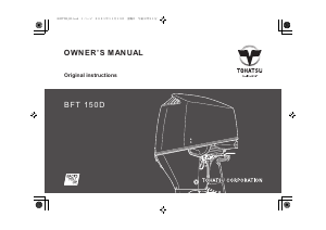 Manual Tohatsu BFT 150D (EU Model) Outboard Motor