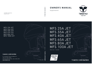 Manual Tohatsu MFS 65A JET Outboard Motor
