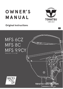 Bruksanvisning Tohatsu MFS 6CZ (EU Model) Utombordare