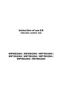 Manual Witt WIP60SQW4 Hob