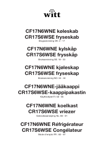 Bruksanvisning Witt CR17S6WSE Kylskåp