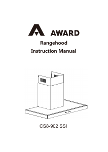 Handleiding Award CS8-902SSI Afzuigkap