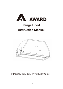 Manual Award PPS8022BL-SI Cooker Hood