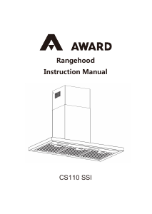 Handleiding Award CS110-SSI Afzuigkap