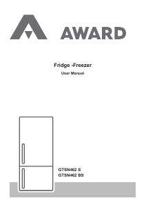 Bruksanvisning Award GTSN462S Kyl-frys