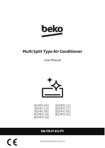 Bruksanvisning BEKO BGMPO 141 Luftkonditionering