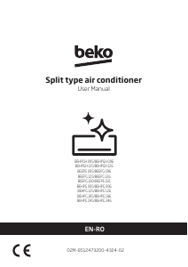 Bruksanvisning BEKO BEHPGH 125 Luftkonditionering