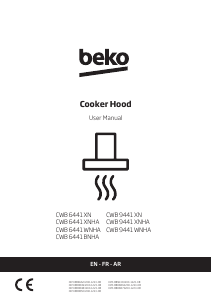 Bruksanvisning BEKO CWB 6441 WNHA Köksfläkt