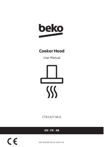 Bruksanvisning BEKO CFB 6434 SHA Köksfläkt