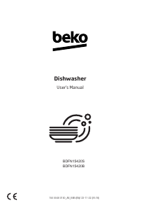 Manual BEKO BDFN15420S Dishwasher