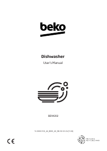 Bruksanvisning BEKO BDW202 Diskmaskin
