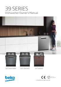 Bruksanvisning BEKO DIT39434 Diskmaskin