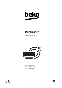 Bruksanvisning BEKO DUT36522X Diskmaskin