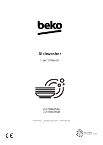 Bruksanvisning BEKO BDFN36531XC Diskmaskin