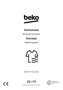 Bruksanvisning BEKO KBM3TF31023W Torktumlare