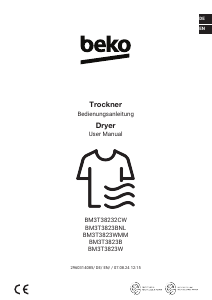 Bruksanvisning BEKO BM3T3823W Torktumlare