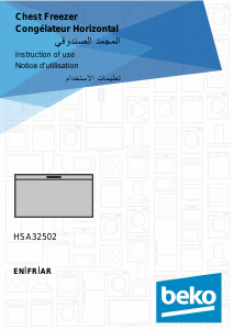 Mode d’emploi BEKO HSA32502 Congélateur