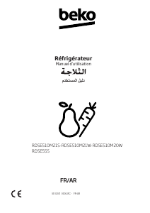Mode d’emploi BEKO RDSE55S Réfrigérateur combiné