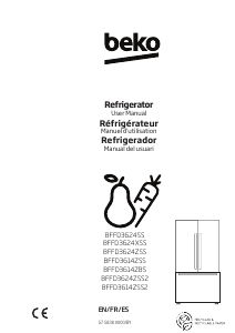 Bruksanvisning BEKO BFFD3624ZSS2 Kyl-frys