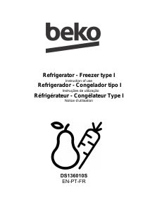 Manual BEKO DS136010S Fridge-Freezer