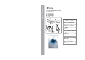 Bruksanvisning Haier HK1000TXME Tvättmaskin