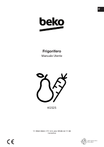 Manuale BEKO KG525 Frigorifero-congelatore