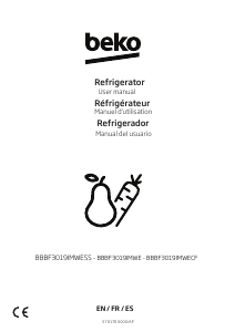 Bruksanvisning BEKO BBBF3019IMWE Kyl-frys