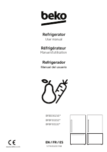 Mode d’emploi BEKO BFBD30216SSIM Réfrigérateur combiné