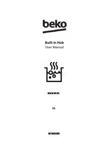 Handleiding BEKO MACM90BG Kookplaat