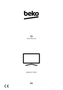 Manual BEKO B43M D 790 B LED Television