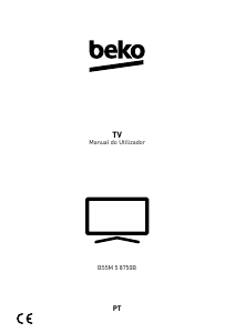 Manual BEKO B55M 8750 5B Televisor LED