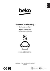 Priručnik BEKO BBISA13300XMPEC Pećnica