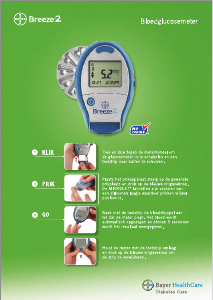 Handleiding Bayer Breeze 2 Bloedglucosemeter