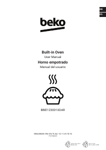 Manual BEKO BBIE123001XDAR Oven