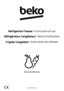 Manual BEKO BSSA300M4SN Frigider