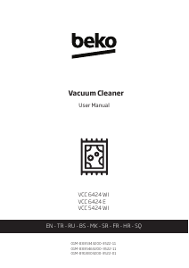 Bruksanvisning BEKO VCC 5424 WI Dammsugare