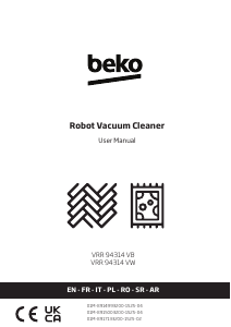 Bruksanvisning BEKO VRR 94314 VB Dammsugare