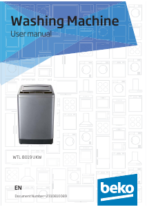 Manual BEKO WTL 8019 UKW Washing Machine