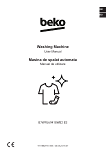 Bruksanvisning BEKO BM5WFSU67415W Tvättmaskin
