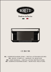 Bedienungsanleitung Boretti CUBO90 Dunstabzugshaube
