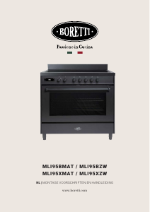 Handleiding Boretti MLI95BZW Fornuis