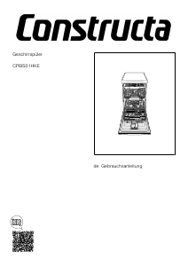 Bedienungsanleitung Constructa CP6IS01HKE Geschirrspüler
