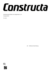 Bedienungsanleitung Constructa CV438236 Kochfeld