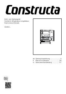 Mode d’emploi Constructa CK202VFD0 Réfrigérateur