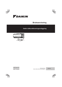 Bruksanvisning Daikin ATXF25A5V1B Luftkonditionering