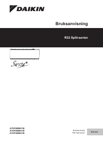 Bruksanvisning Daikin ATXP20M5V1B Luftkonditionering