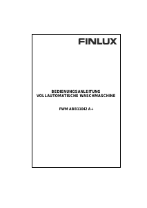 Bedienungsanleitung Finlux FWM ABB11042 A+ Waschmaschine