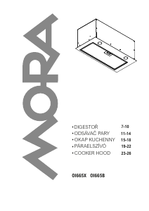 Handleiding Mora OI 665 X Afzuigkap