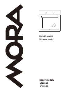 Návod Mora VT 221 GB Rúra