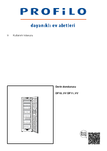Kullanım kılavuzu Profilo DF1024WEVV Dondurucu